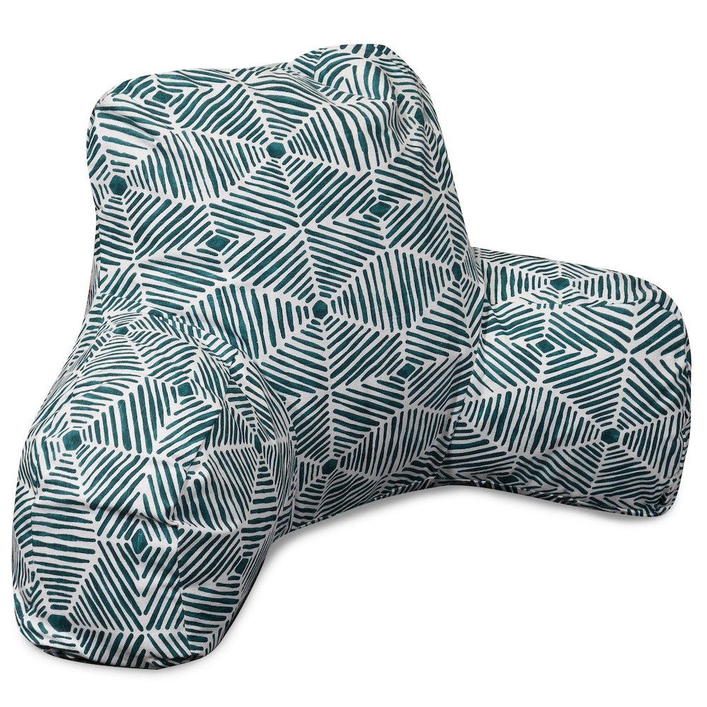 Majestic Home Goods Reading Pillow Charlie Emerald. Picture 1