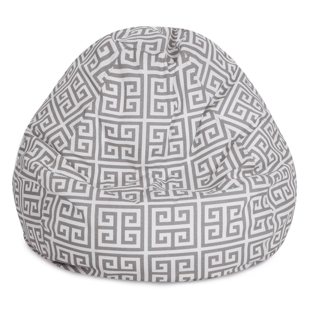 Majestic Home Goods Small Bean Bag Towers Gray. Picture 1