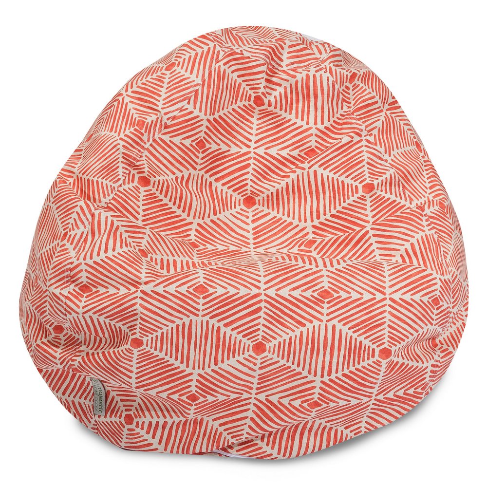 Majestic Home Goods Small Bean Bag Charlie Salmon. Picture 1