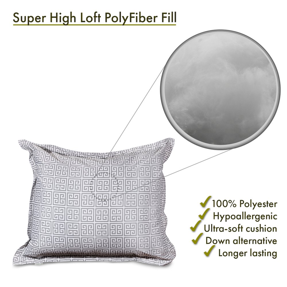 Majestic Home Goods Floor Pillow Towers Gray. Picture 3
