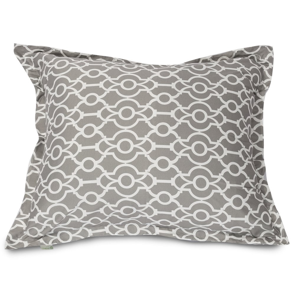 Majestic Home Goods Floor Pillow Athens Gray. Picture 1