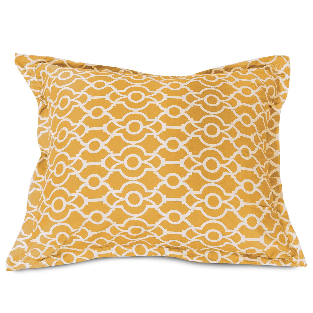 Majestic Home Goods Floor Pillow Athens Citrus. Picture 1