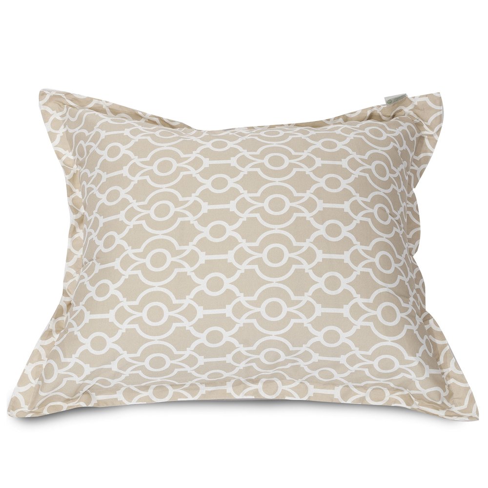 Majestic Home Goods Floor Pillow Athens Sand. Picture 1