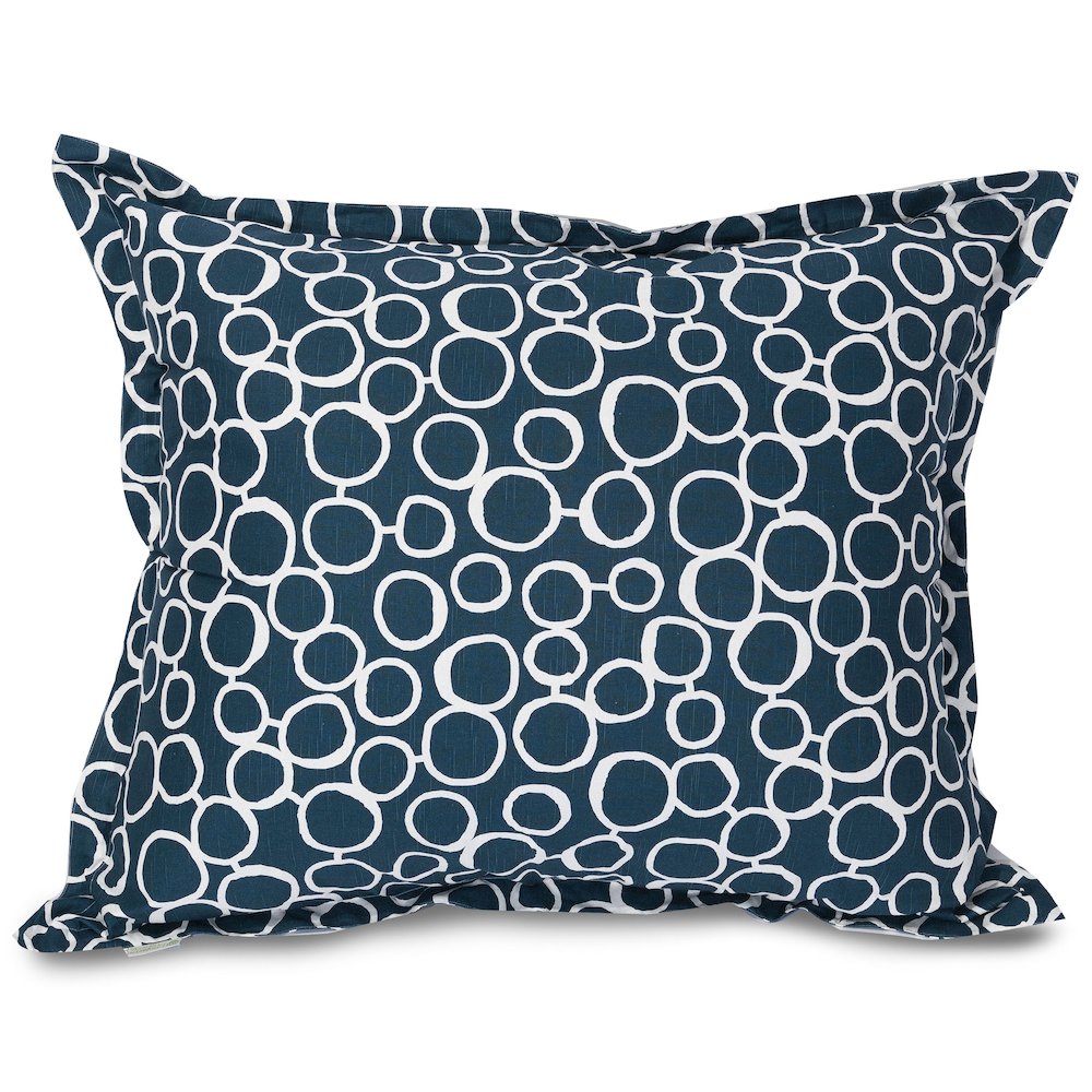 Majestic Home Goods Floor Pillow Fusion Navy. Picture 1
