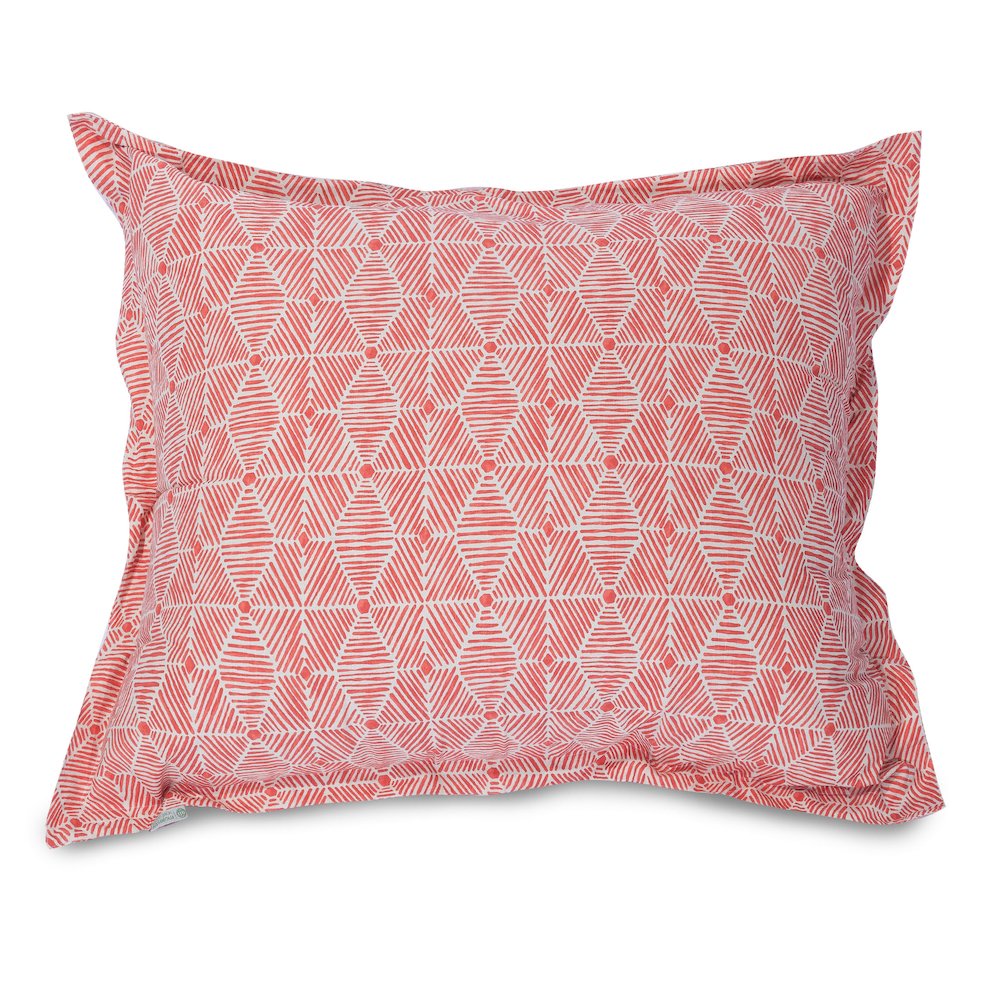 Majestic Home Goods Floor Pillow Charlie Salmon. Picture 1
