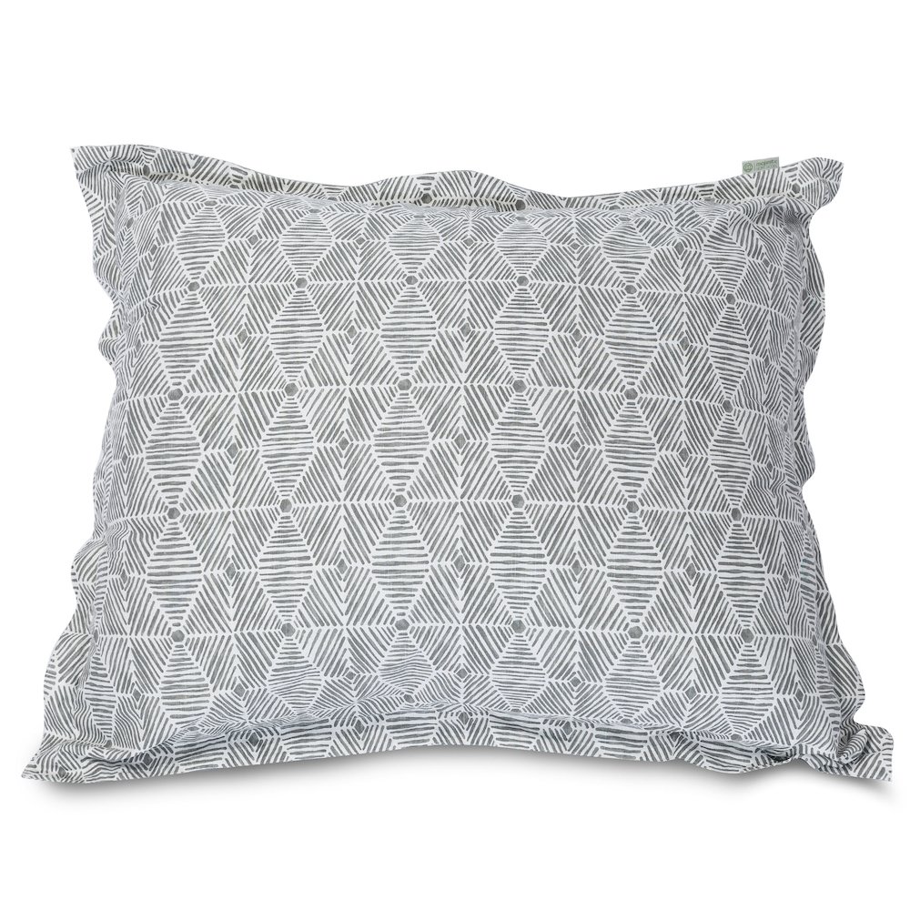 Majestic Home Goods Floor Pillow Charlie Gray. Picture 1
