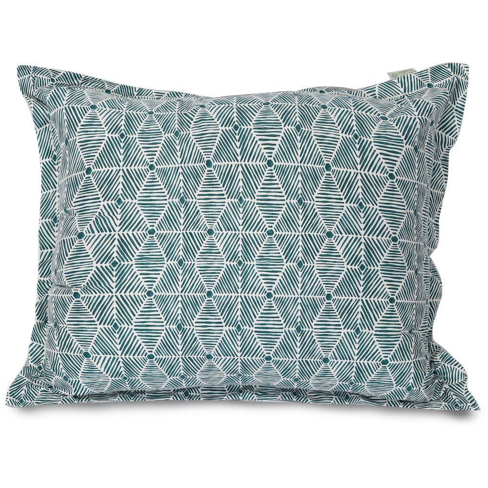 Majestic Home Goods Floor Pillow Charlie Emerald. Picture 1