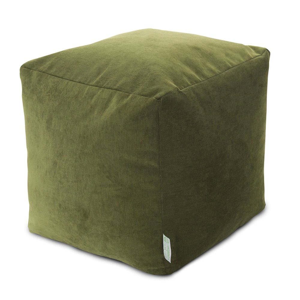 Majestic Home Goods Cube Pouf Villa Fern. Picture 1