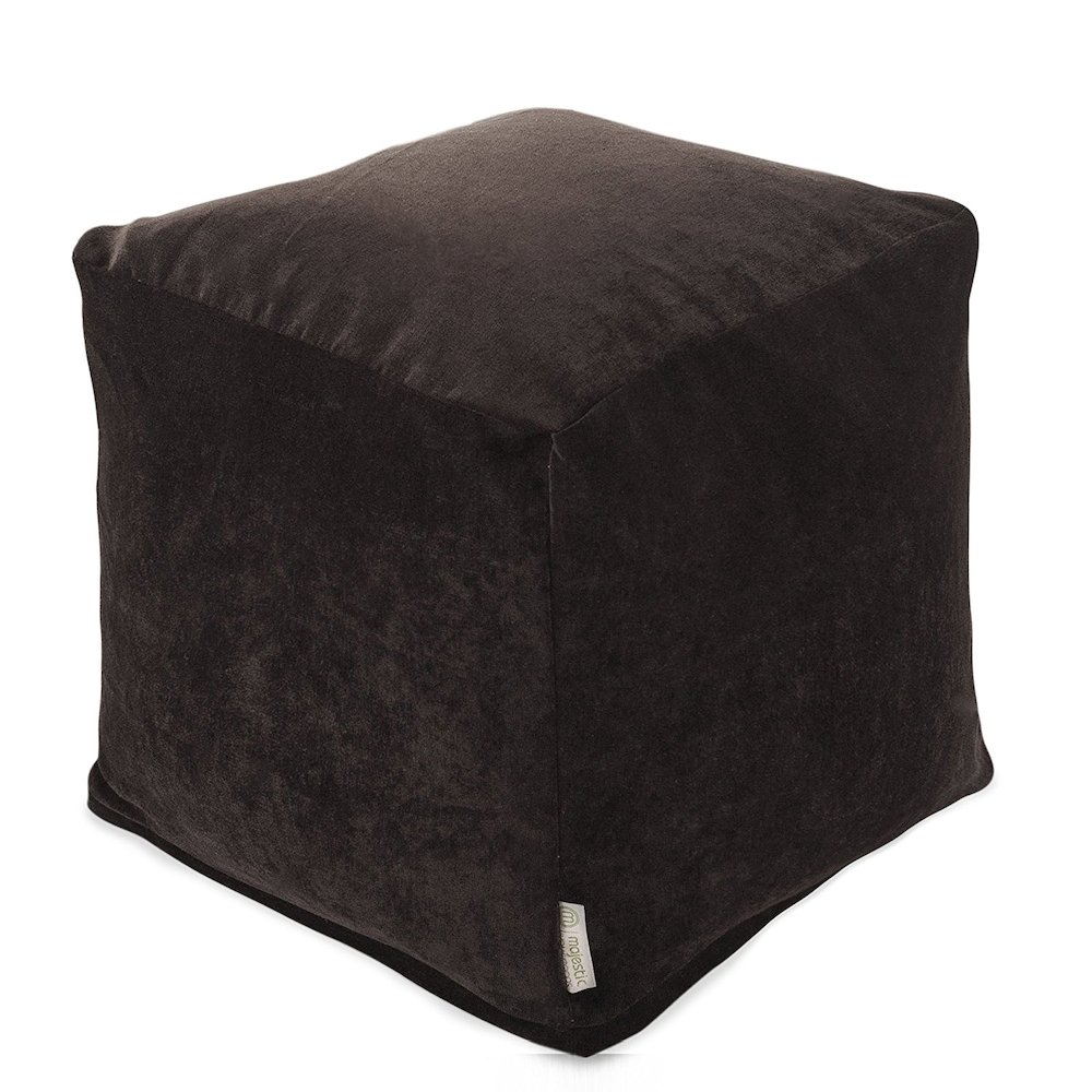 Majestic Home Goods Cube Pouf Villa Storm. Picture 1