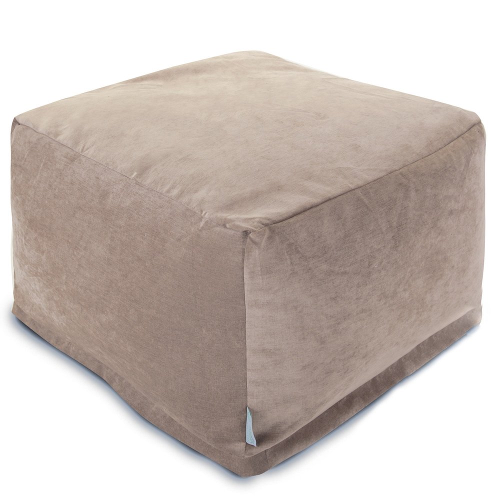 Majestic Home Goods Ottoman Pouf Villa Pearl. Picture 1