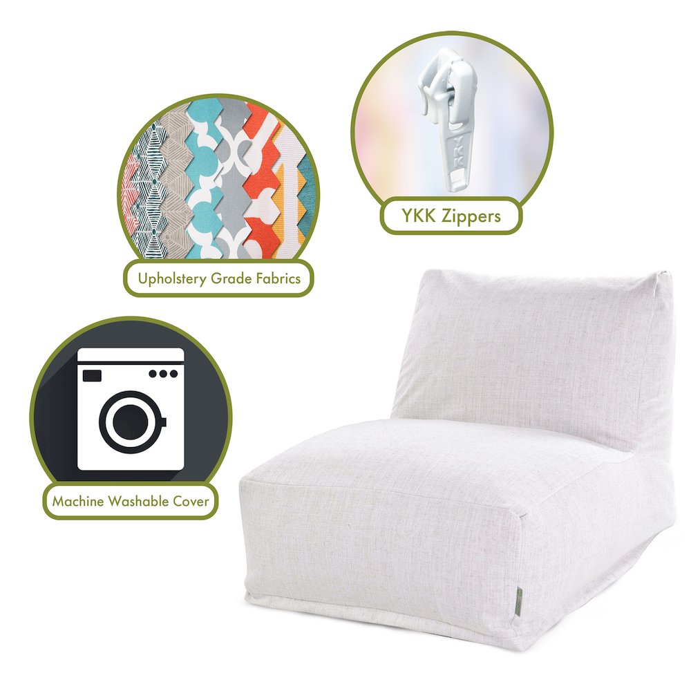 Majestic Home Goods Chair Lounger Wales Magnolia. Picture 2