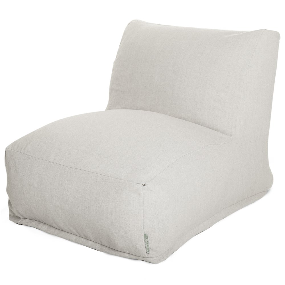 Majestic Home Goods Chair Lounger Sherpa Cream. Picture 1