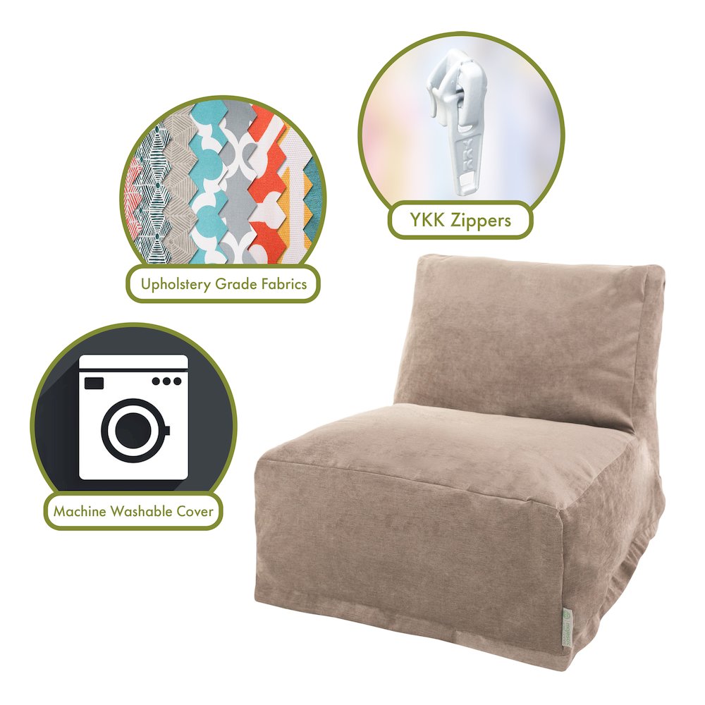 Majestic Home Goods Chair Lounger Villa Pearl. Picture 2