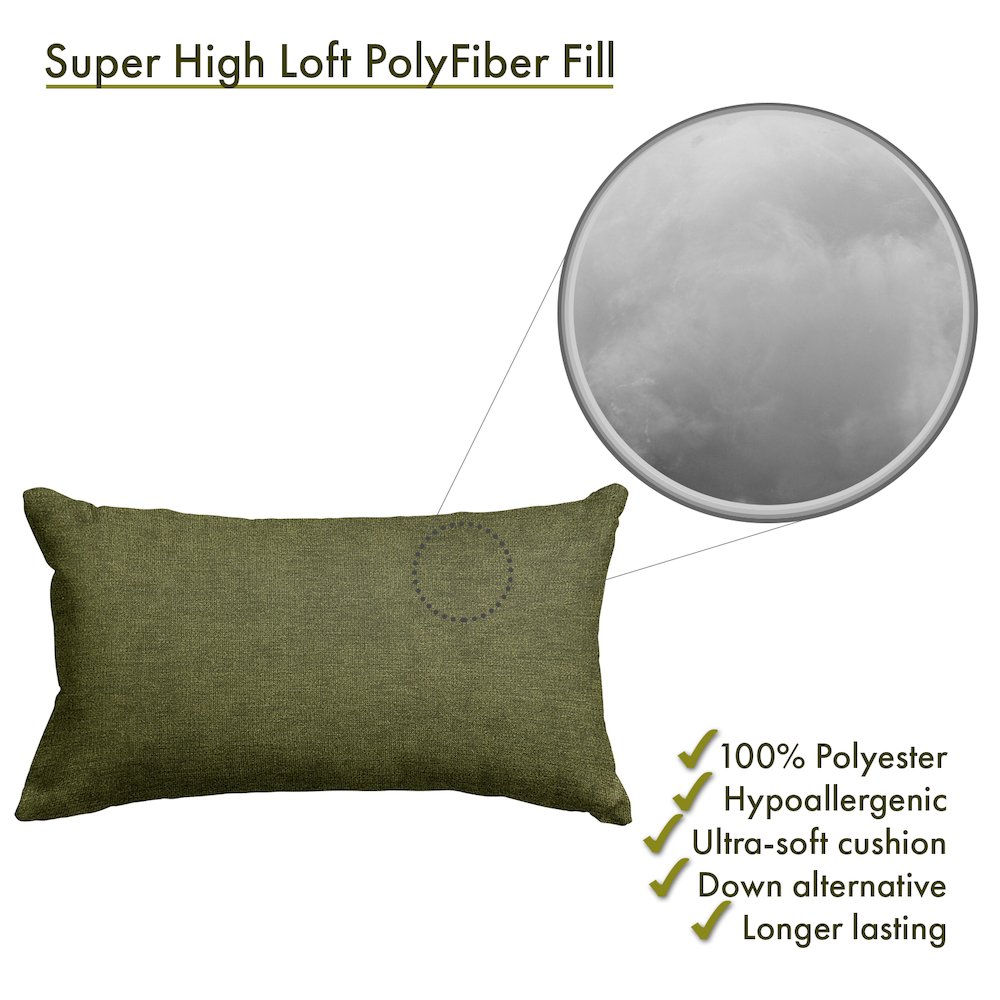 Majestic Home Goods Pillow 12x20 Villa Fern. Picture 2