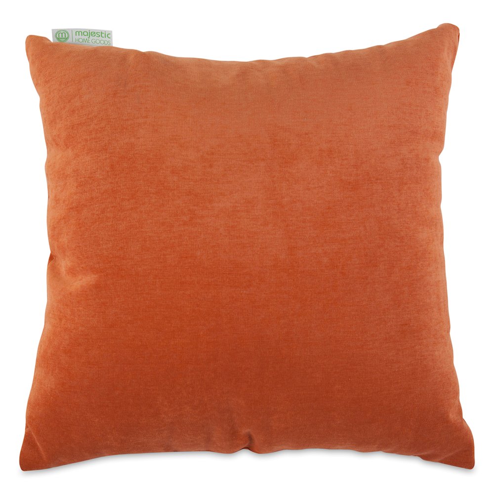 Majestic Home Goods Pillow 20x20 Villa Orange. Picture 1