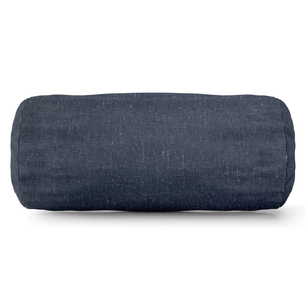 Majestic Home Goods Bolster Pillow Wales Navy. Picture 1