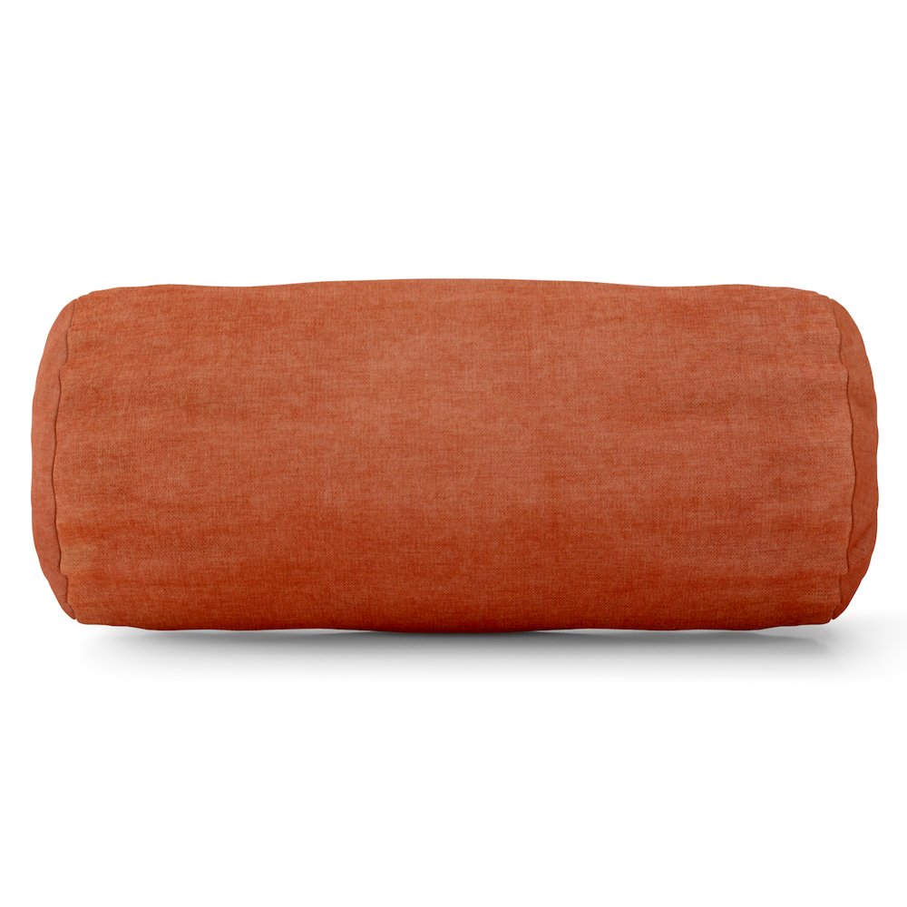 Majestic Home Goods Bolster Pillow Villa Orange. Picture 1