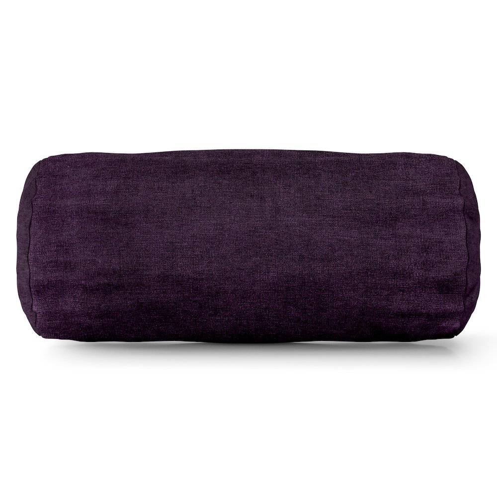 Majestic Home Goods Bolster Pillow Villa Aubergine. Picture 1