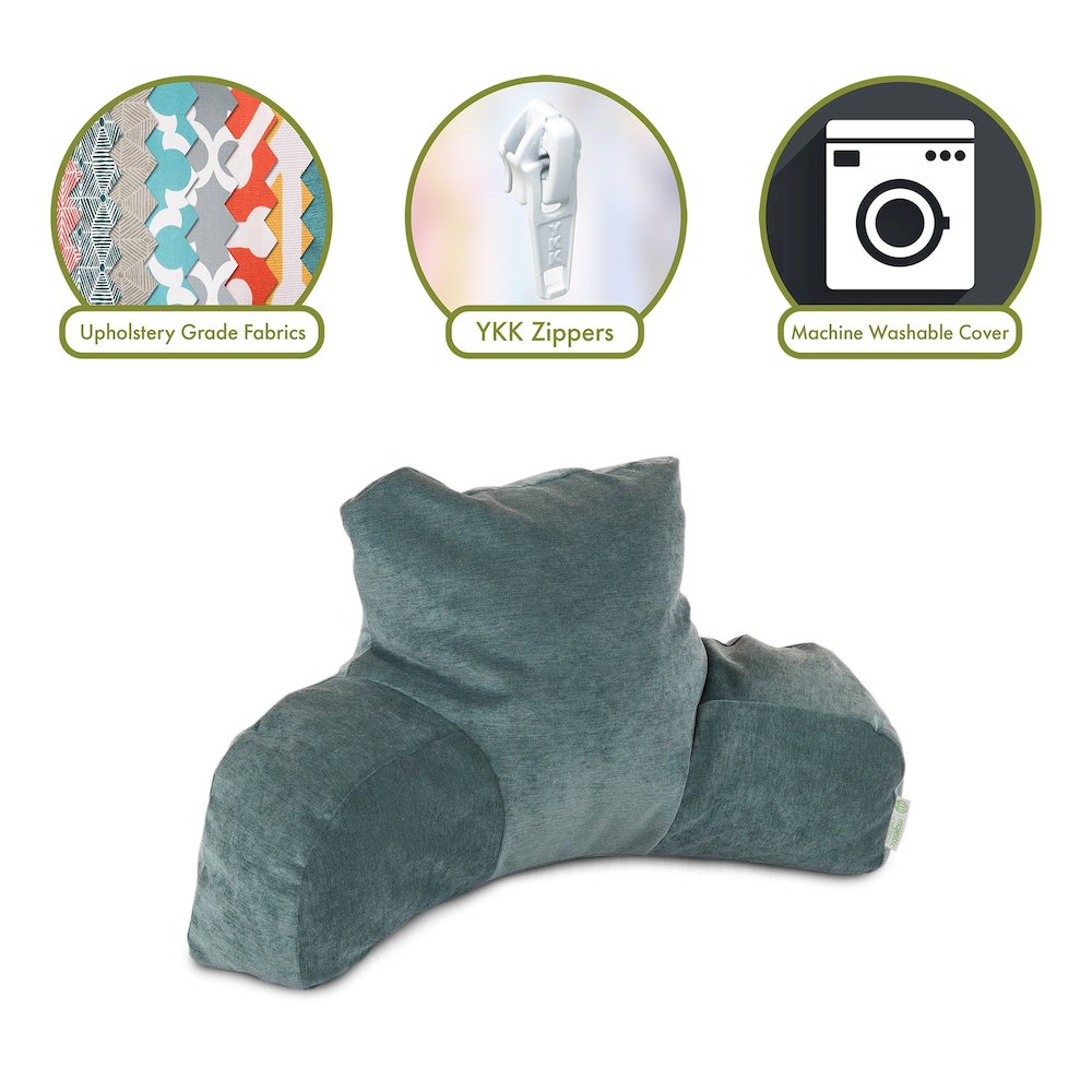 Majestic Home Goods Reading Pillow Villa Azure. Picture 2