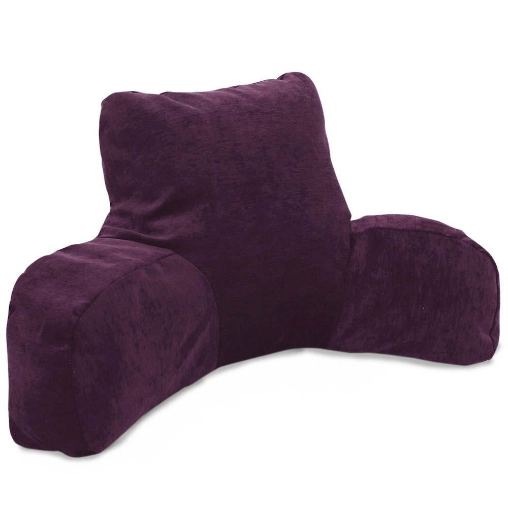 Majestic Home Goods Reading Pillow Villa Aubergine. Picture 1