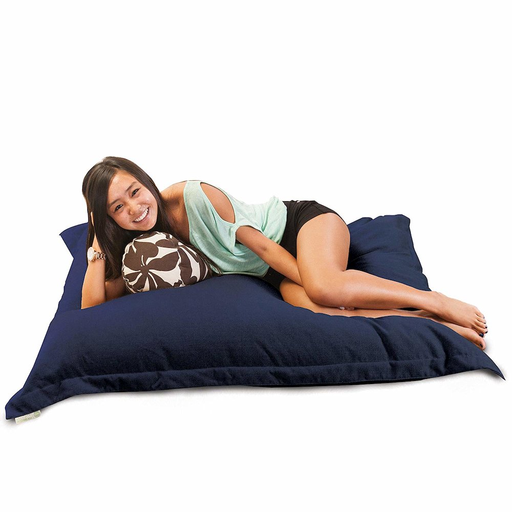 Majestic Home Goods Floor Pillow Villa Navy. Picture 2