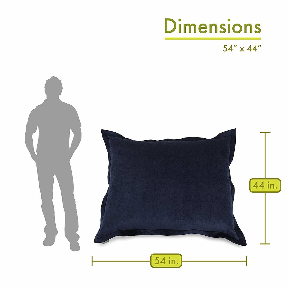 Majestic Home Goods Floor Pillow Villa Navy. Picture 3