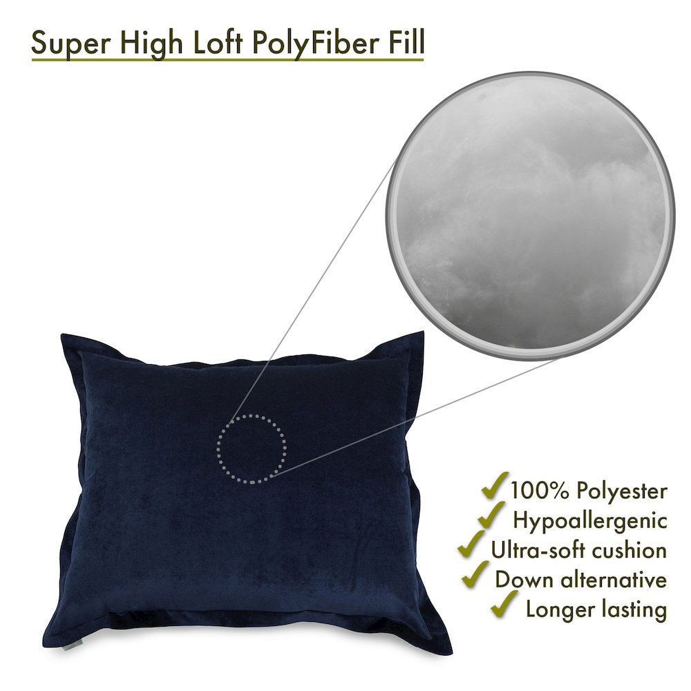 Majestic Home Goods Floor Pillow Villa Navy. Picture 4