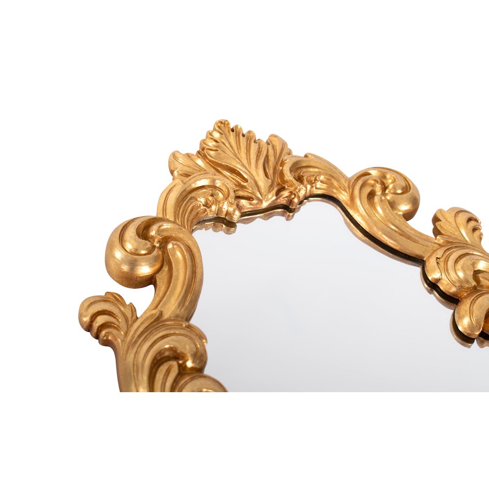 French D' Amboise Collection of Gold Petite Mirrors- Oblong. Picture 5