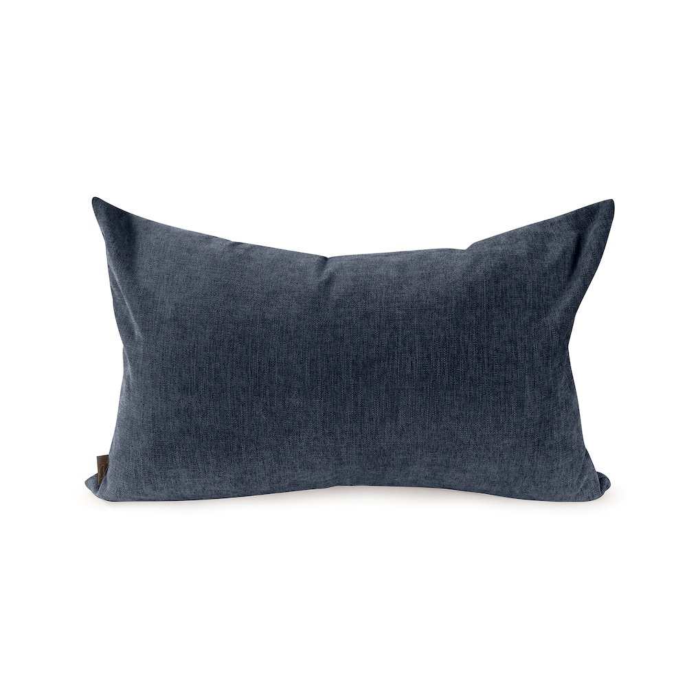 Komodo Navy Poly Filled 14x22 Pillow. Picture 1