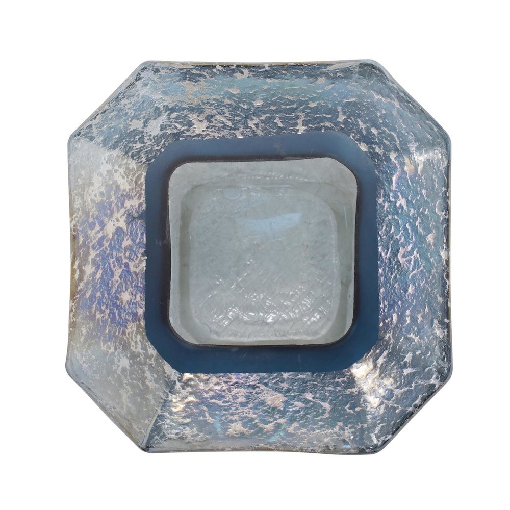 Lonsdale Iridescent Low Glass Vase. Picture 4
