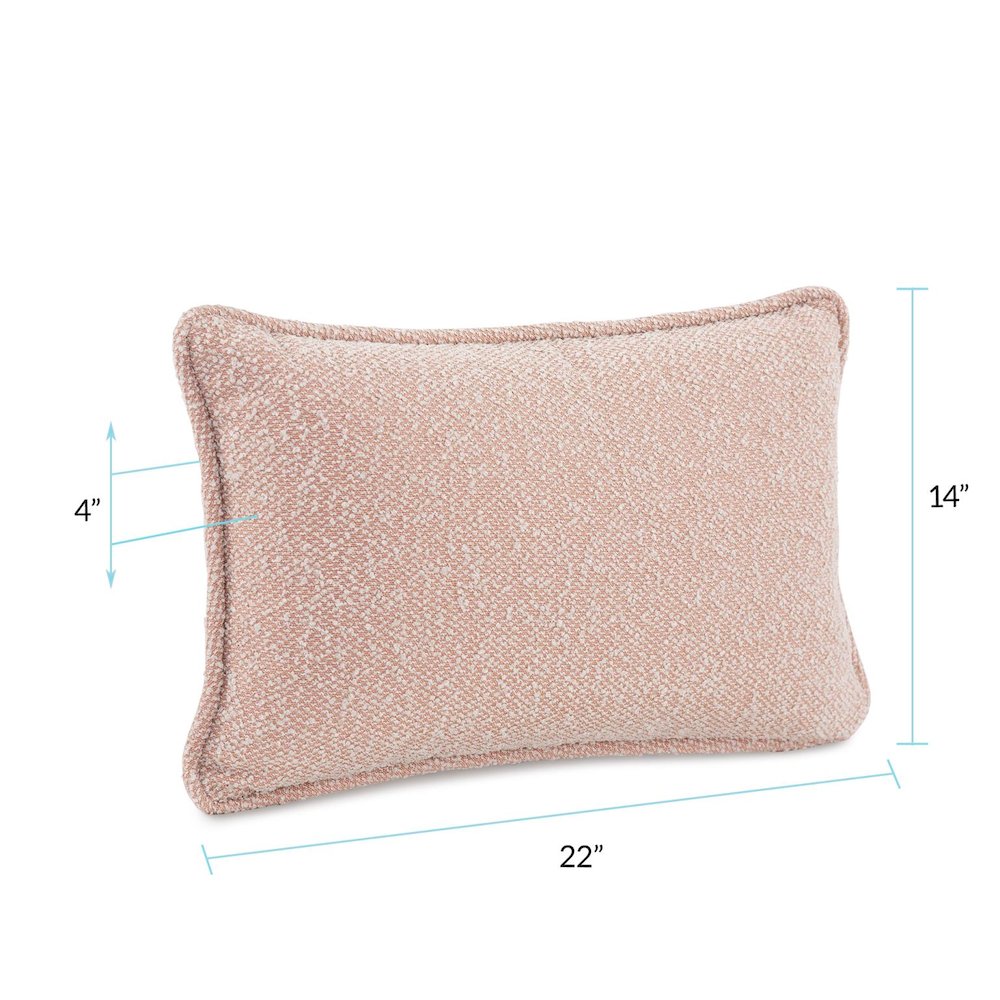 Pillow 14 x 22 Alicante Blush. Picture 8