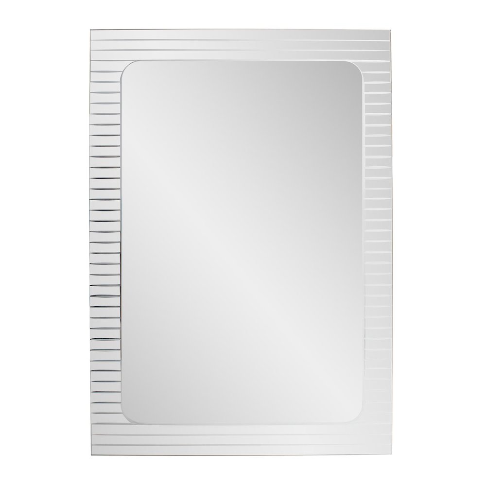 Adoree V Grooved Vanity Mirror. Picture 1