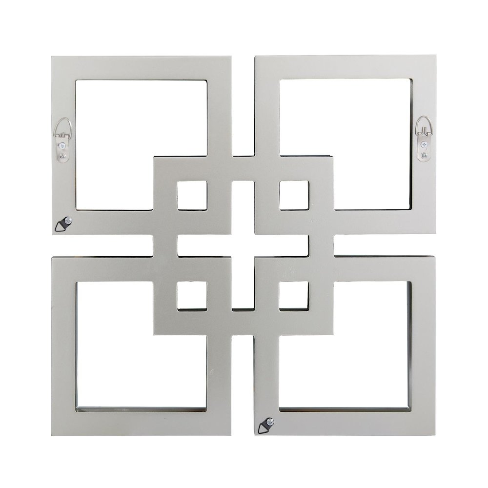 Landia Square Mirror- Clear. Picture 6