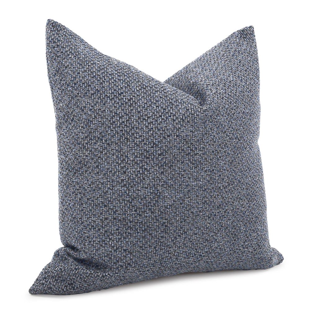 24 x 24 Pillow  Panama Indigo  - Poly Insert. Picture 2
