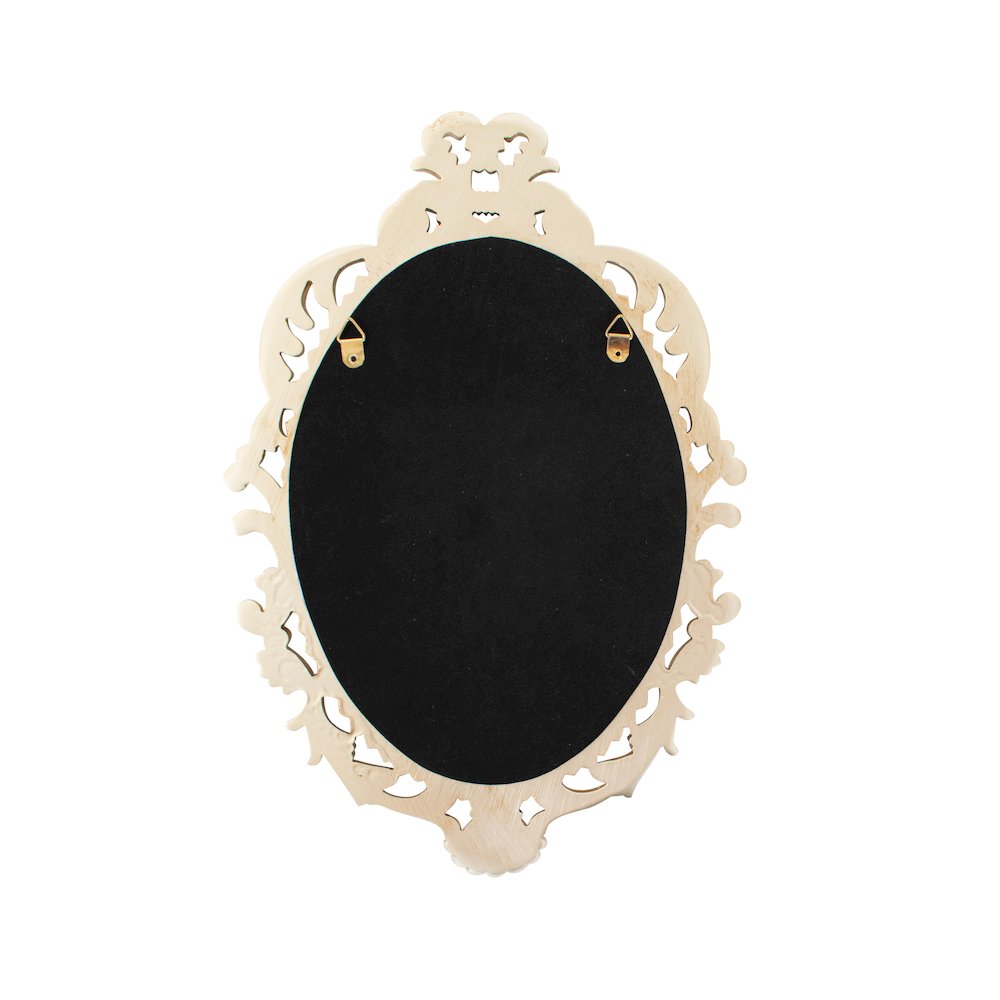 French D' Amboise Collection of Silver Petite Mirrors- Oval. Picture 2