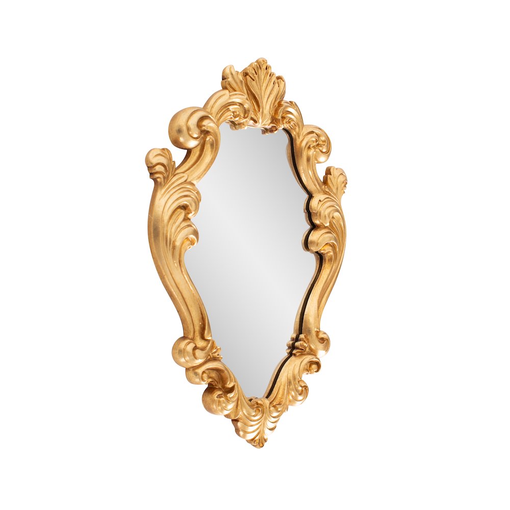 French D' Amboise Collection of Gold Petite Mirrors- Oblong. Picture 2