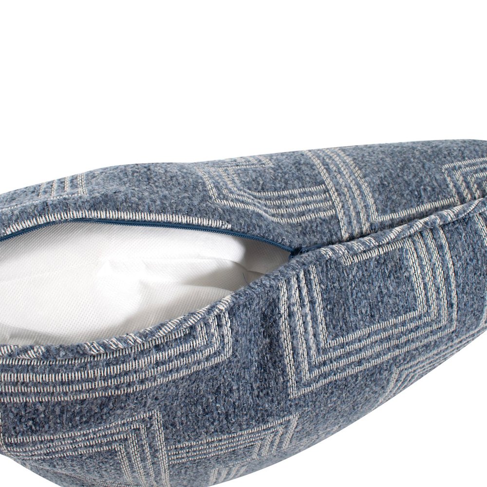 Indoor/Outdoor Pillow 24 x 24 Syros Denim. Picture 5