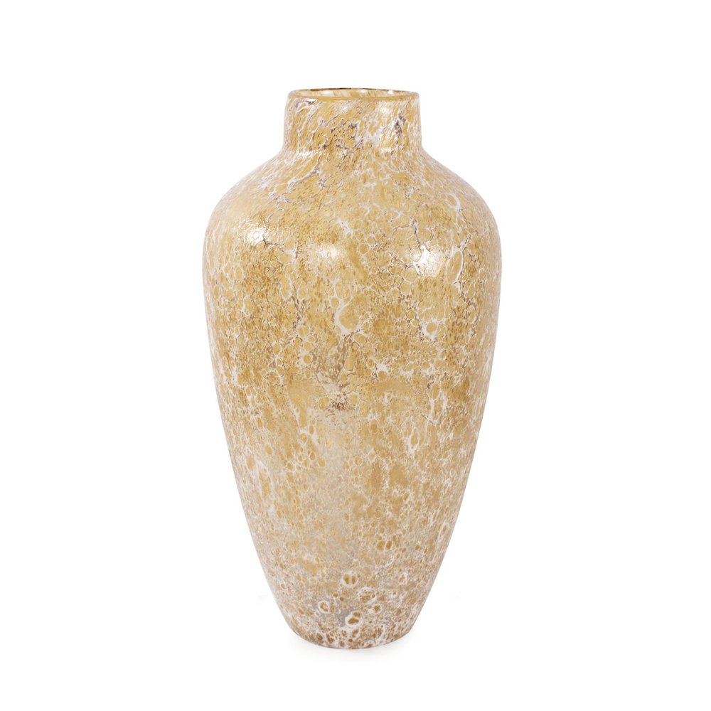 Zynsky Art Glass in Soft Amber- Tall. Picture 3