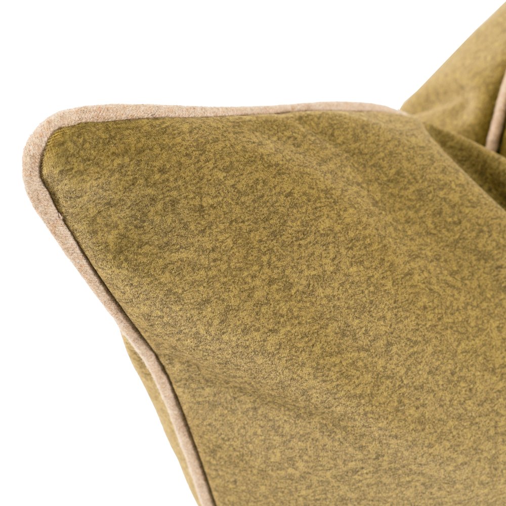 Qiviut Green 24x24 Poly Filled Pillow. Picture 2