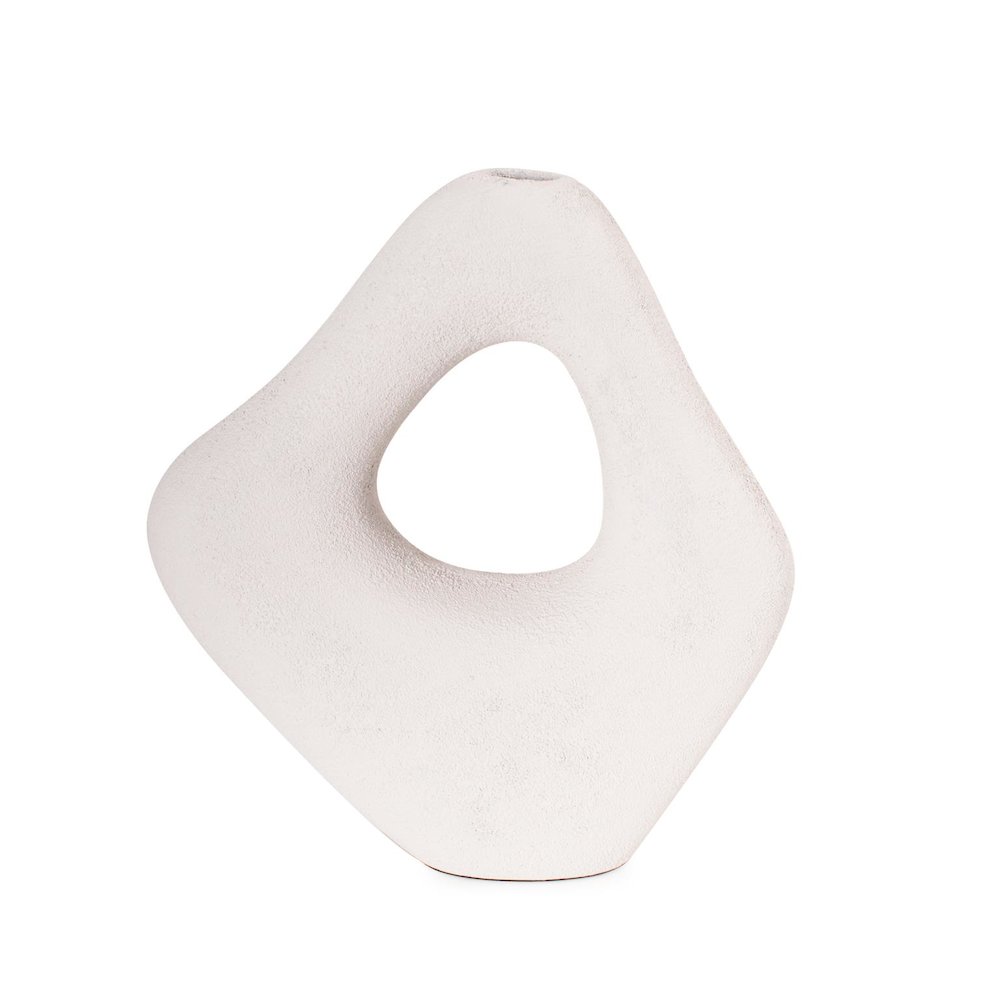 Saar Abstract White Cloud Vase. Picture 3