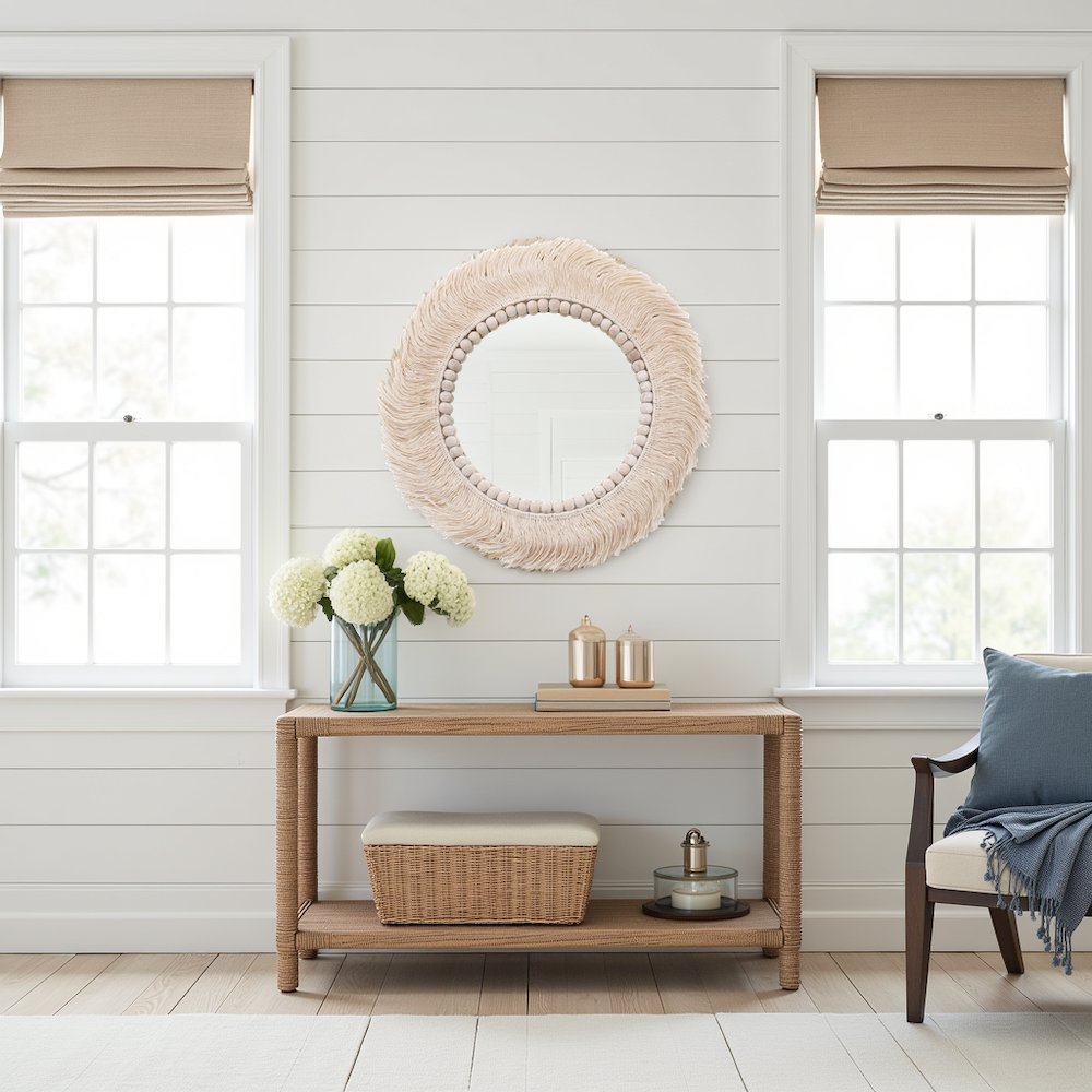 Fringe Round Mirror. Picture 6