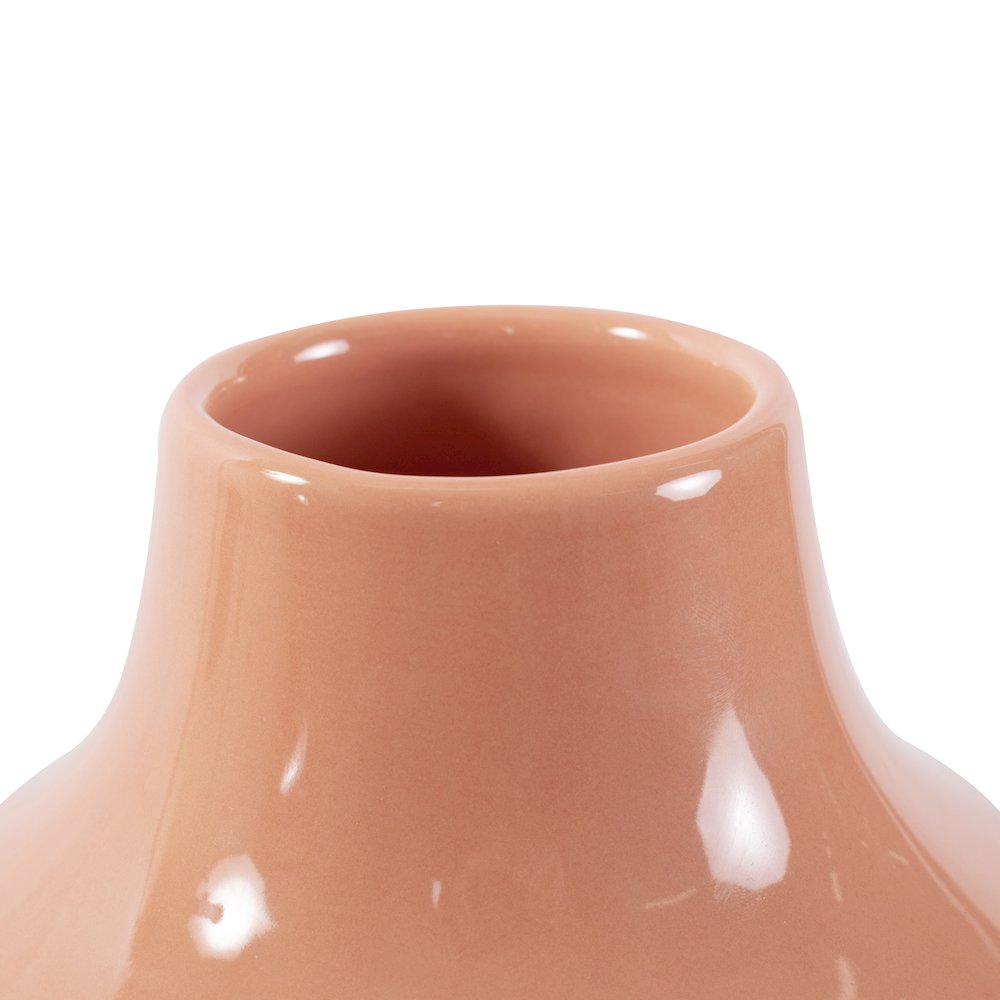 Richland Embossed Peach Vase- Medium. Picture 2