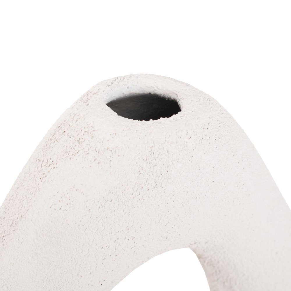 Saar Abstract White Cloud Vase. Picture 4