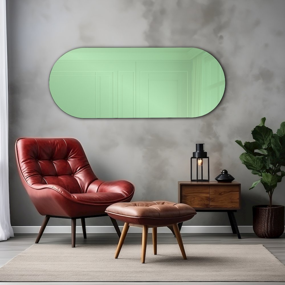 Balducci Oval Emerald Green  Mirror Short. Picture 9
