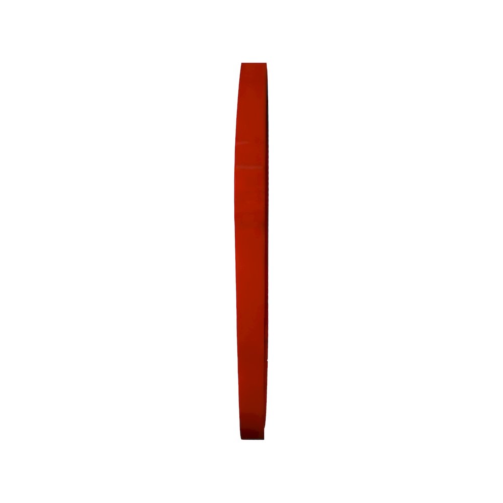 Osman Glossy Intense Rust Wall Mirror. Picture 7