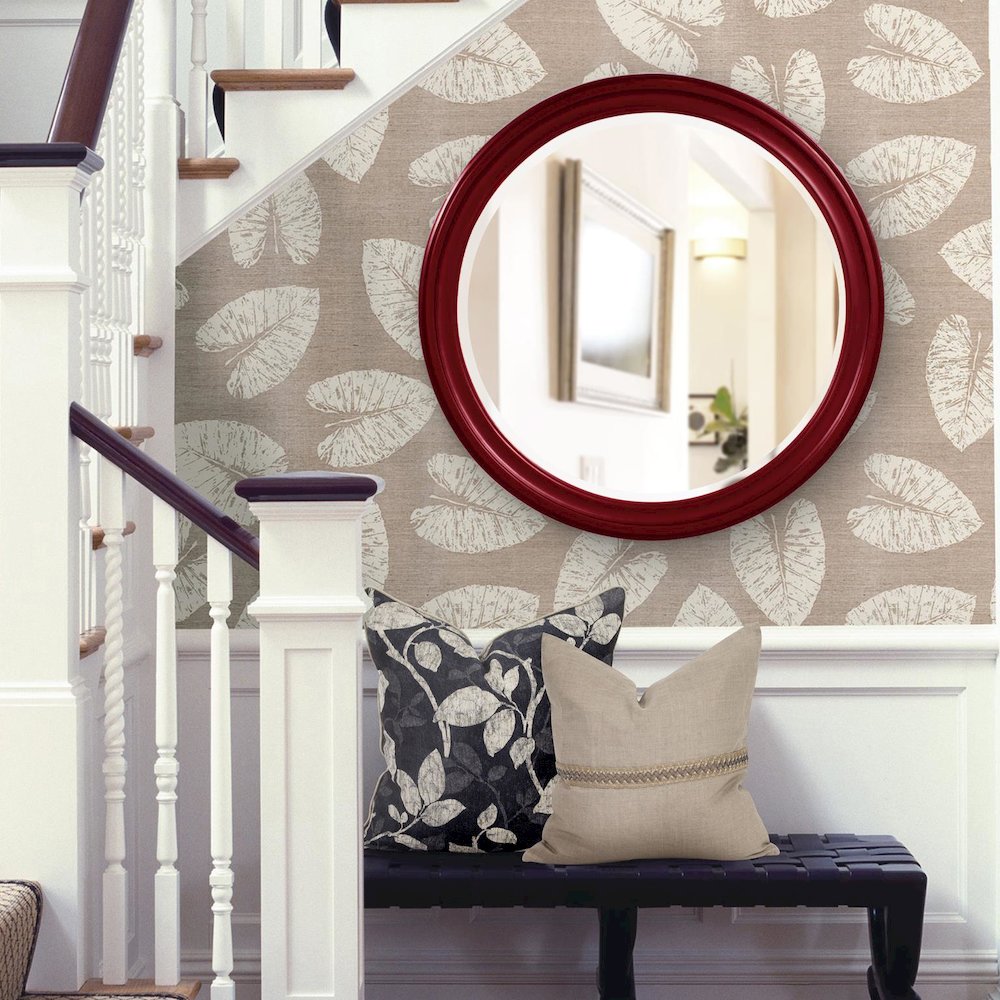 George Mirror - Glossy Burgundy. Picture 6