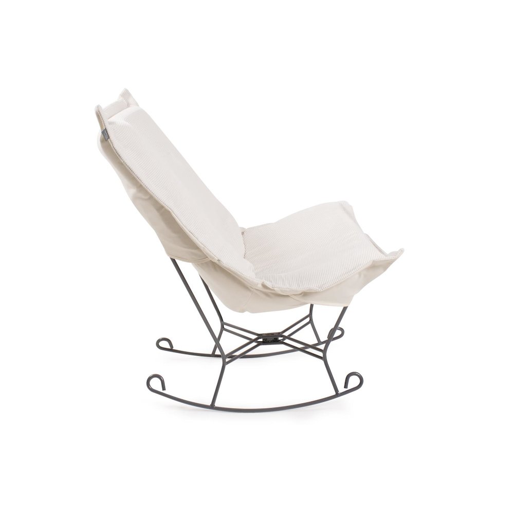 Puff Rocker Ottoman  Pana Natural/Natural. Picture 3