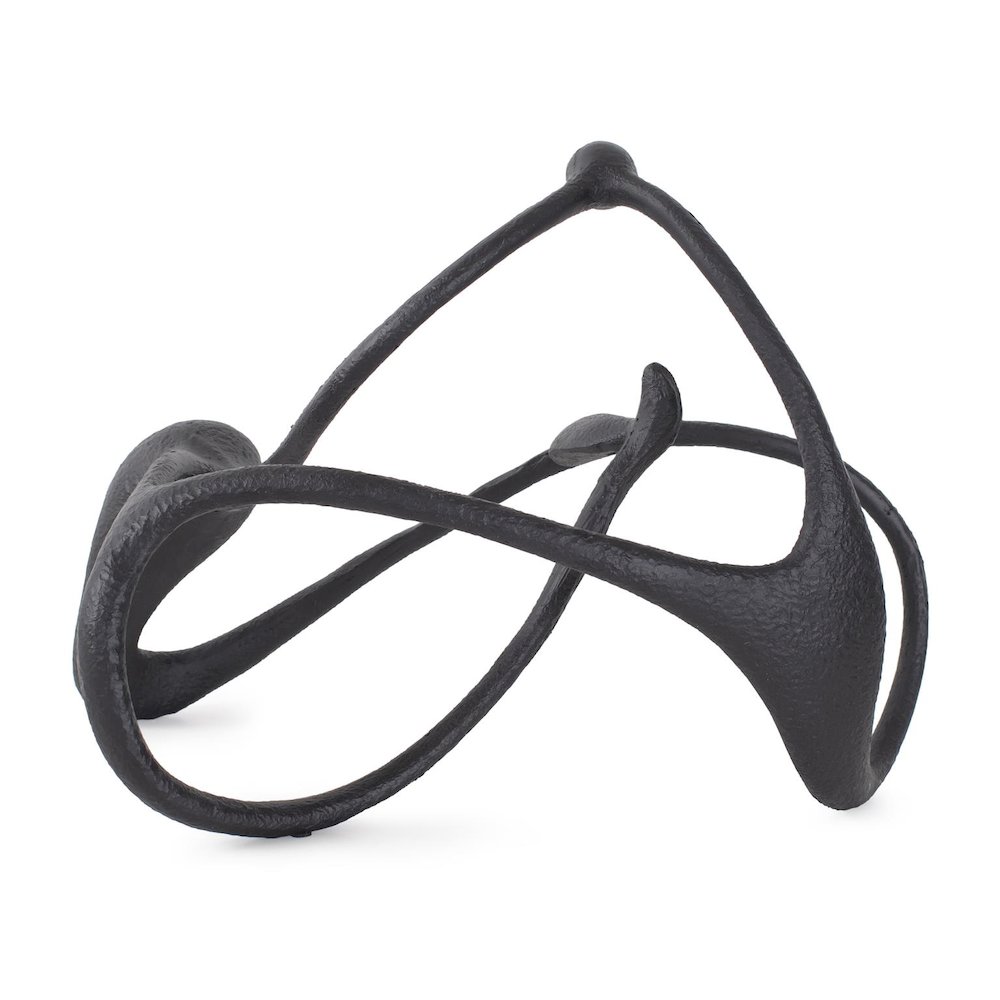 Endro Abstract Sculpture in Black. Picture 1
