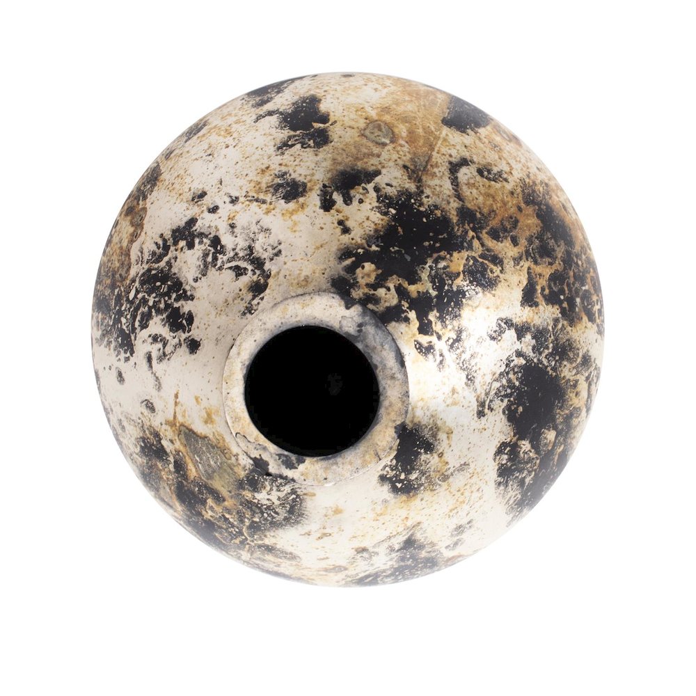 Callisto Bulbous Glass Vase. Picture 5