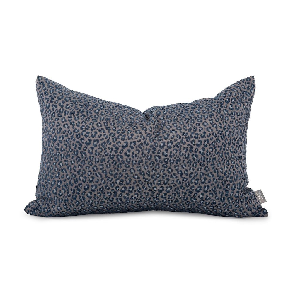 Pillow  14 x 22 Lynx Indigo - Poly Insert. Picture 1